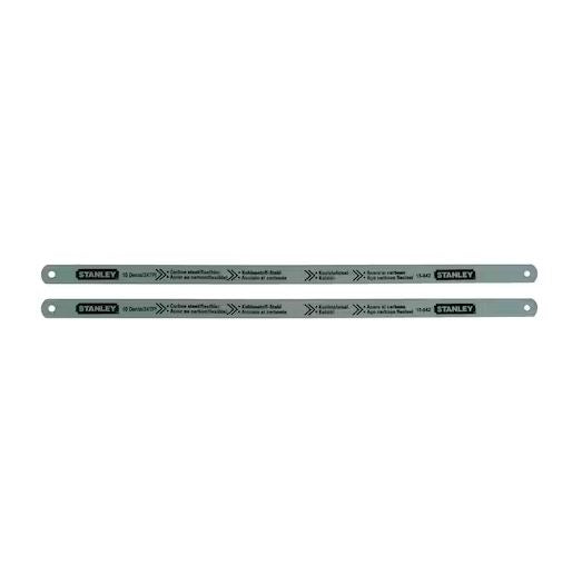 Lame De Scie A Metaux - Carte 2 Lames Flexible Lion 10 Dents Stanley 0-15-842