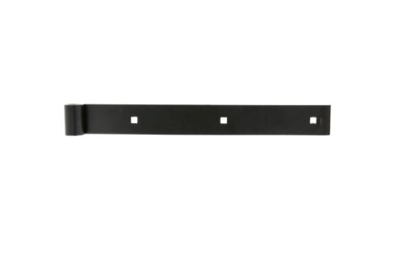Penture droite QC 300 x 35 x 4 mm ø 14mm en acier finition noir - AMIG12655
