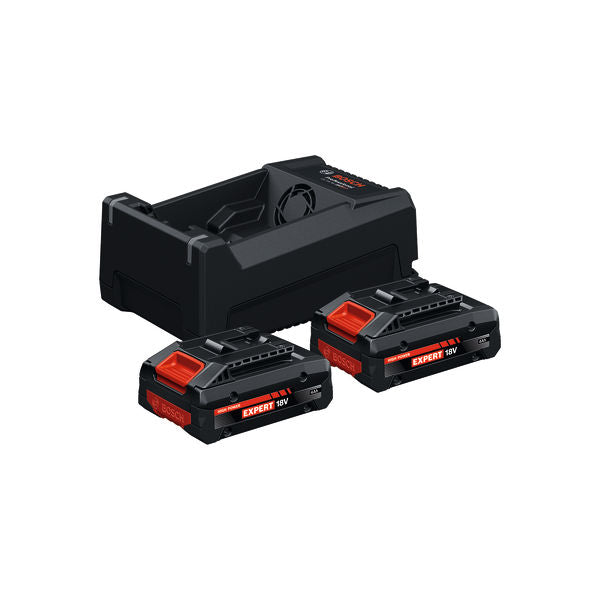 Starter Set 2x batterie EXPERT EXBA 18V 4.0Ah + 1x chargeur GAL 12V/18V-80 (C) Expert - 1600A0373J Bosch