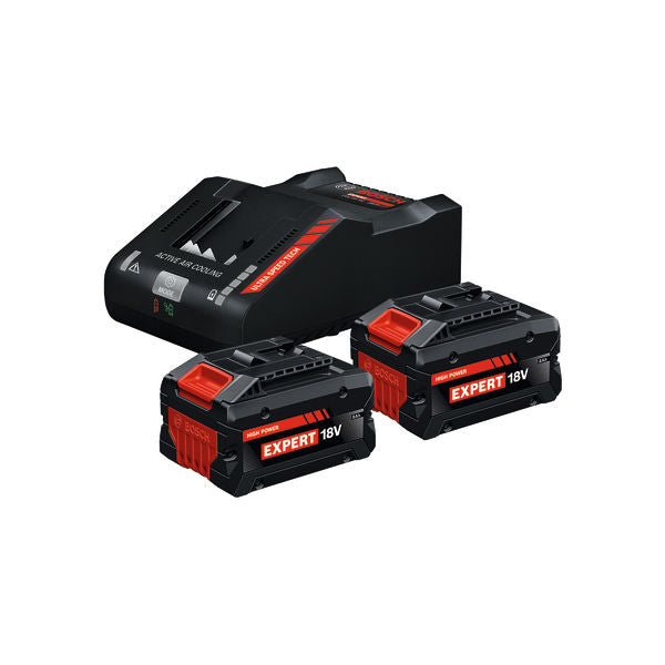 Starter Set 2x batterie Expert 8,0AH EXBA 18V-80 + 1x chargeur EXAL 18V-160 (C) Expert - 1600A0373T Bosch