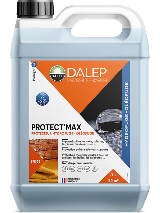 PROTECT'MAX Protecteur Hydrofuge Oléofuge Bidon 5 L - 1.02.0020.03 DALEP