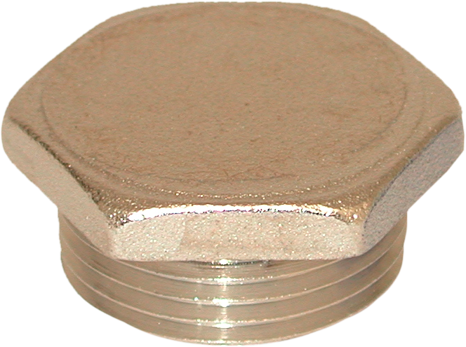 Bouchon 1" Mâle - En Laiton Nickelé (Vrac Par 1) 358955 Lacme