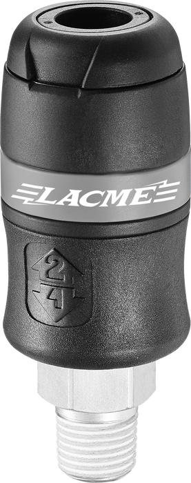 Rac 2055 S : Coupleur De Sécurité Iso B 5,5 - 1/4" Mâle 364400 Lacme