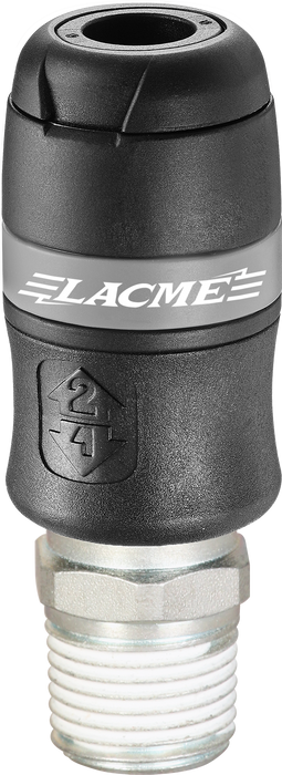 Rac 2050 S : Coupleur De Sécurité Iso B 5,5 - 1/2" Mâle 364600 Lacme