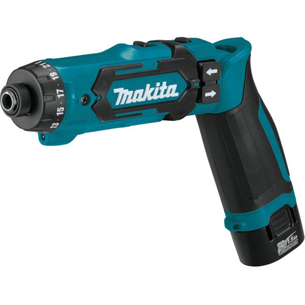 Tournevis électrique 7,2V Li-Ion 1,5 Ah 5,6 Nm DF012DSE Makita
