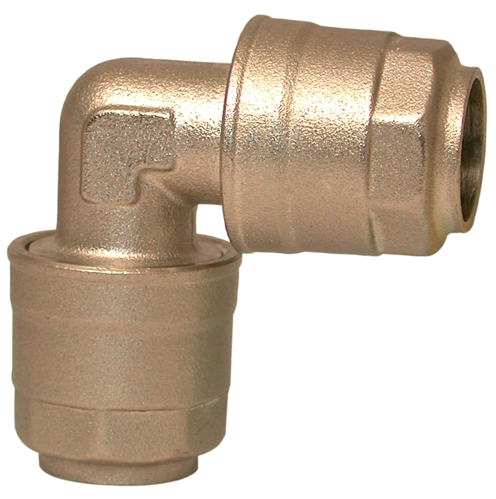 Raccord instantané union double coude 90° pour tube DN20 - 402500 Lacmé