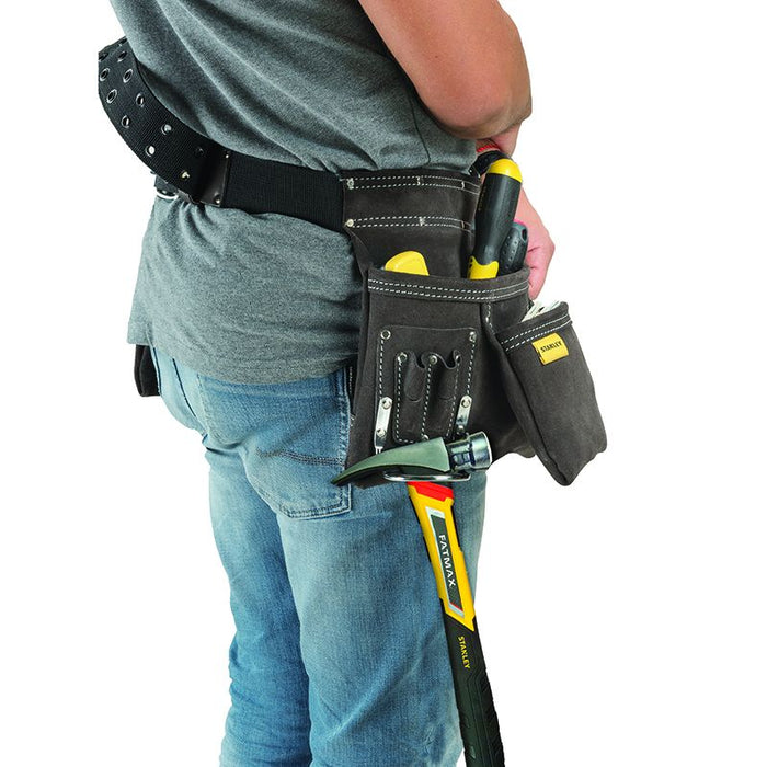 Porte-Outils et porte-marteau cuir simple Stanley STST1-80114