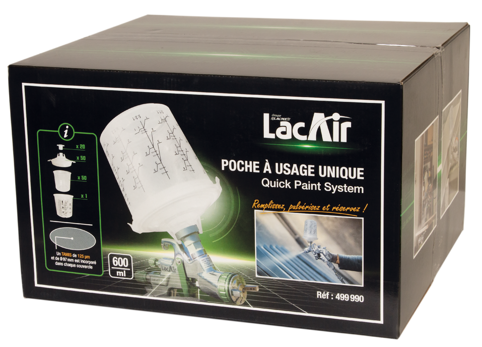 50 Godets Qps 600Ml 499990 Lacme
