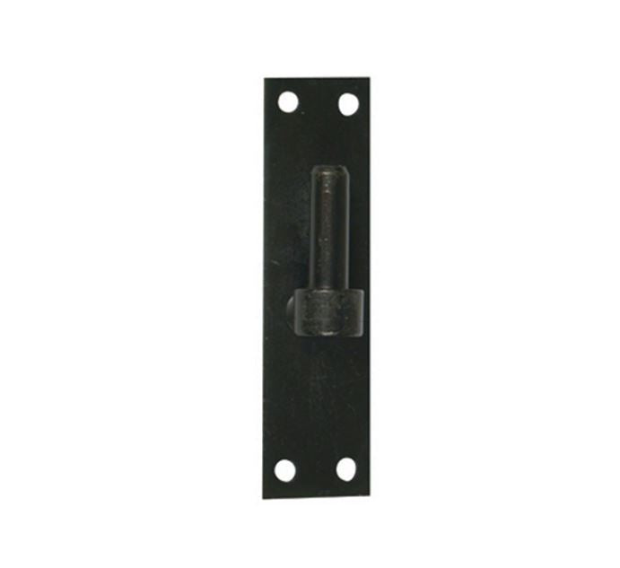 Gond sur platine  D14 H180 finition noir - 179302