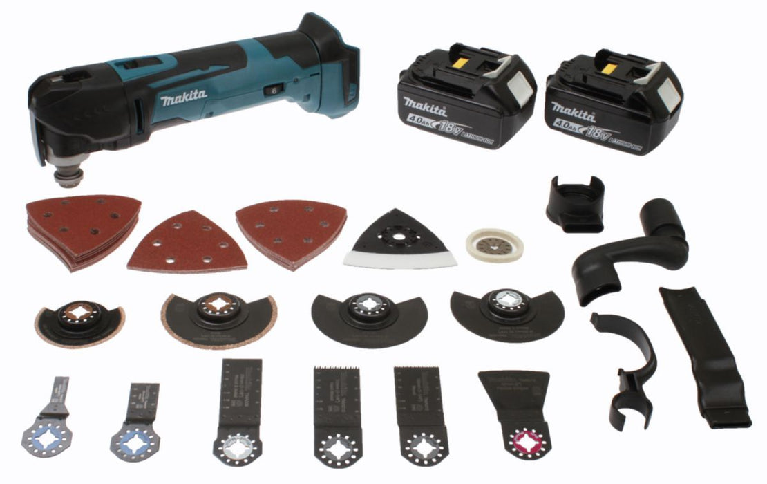 Découpeur-ponceur multifonctions 18 V Li-ion 4 Ah Makita DTM51RMJX3 + accessoires