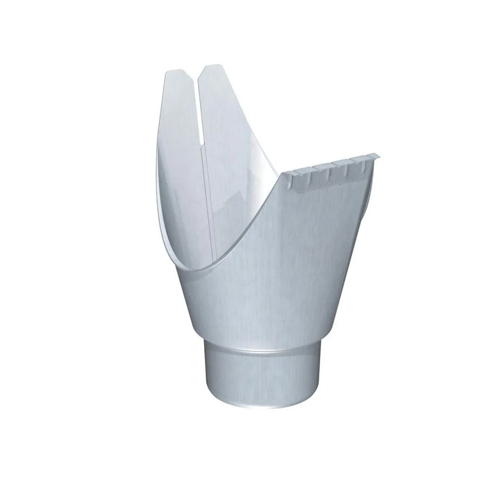 Naissance agrafable zinc naturel diamètre 100 développement 33.3 - 11007941
