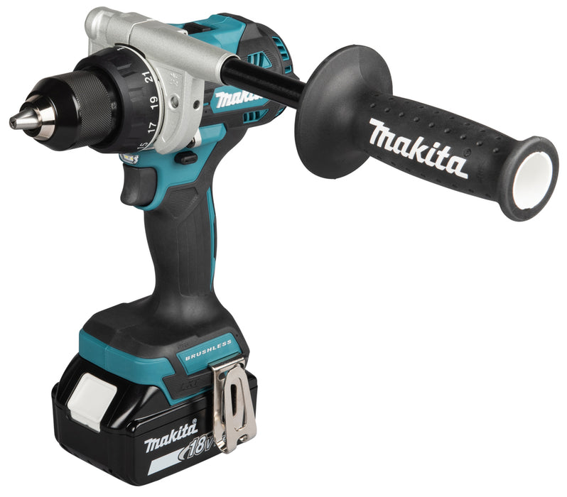 Pack 3 Machines Makita DLX3202TJ – 18 V Li-Ion 5 Ah (Visseuse-perceuse + Meuleuse + Perforateur burineur)