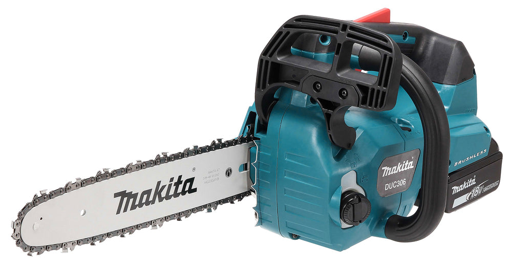 Tronçonneuse d'élagage 36 V 2 x 18 V Li-Ion 5 Ah 30 cm (2 batteries 5ah + kit d'accessoires) DUC306T001 MAKITA