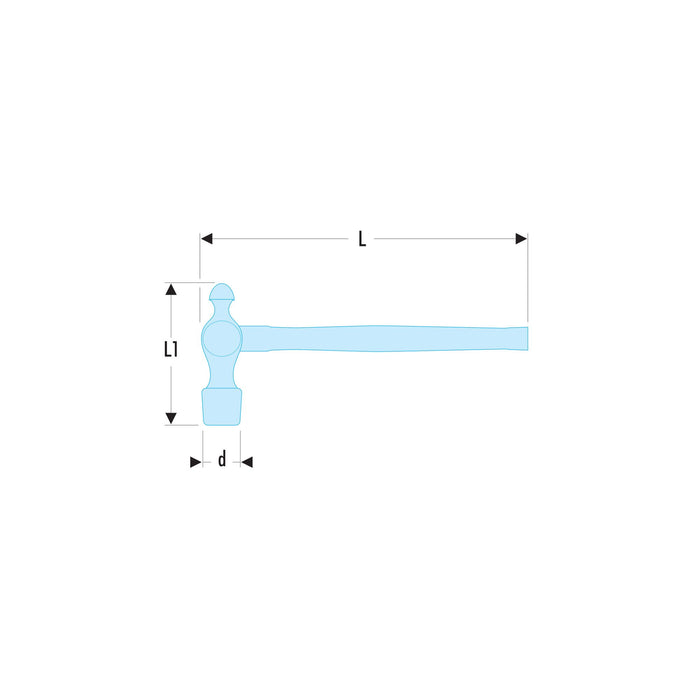 Marteau americain 2lb 202h.2 Facom