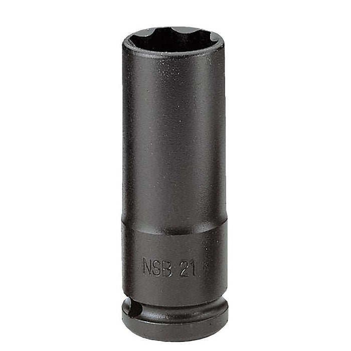 Douille impact 1/2' long fine 6pt 27mm nsb.27 Facom