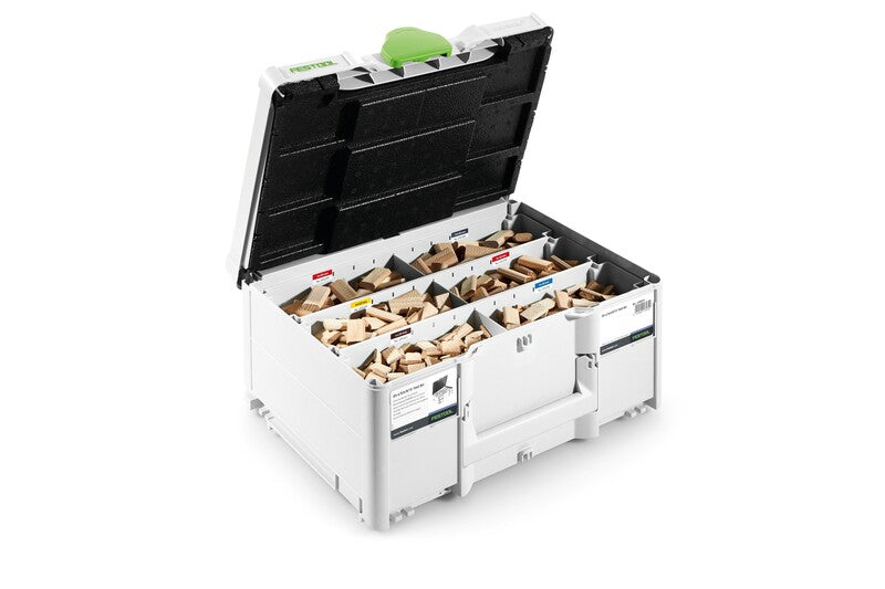 Festool Assortiment de DOMINO en hêtre DS 4/5/6/8/10 1060 BU - 576794 Festool