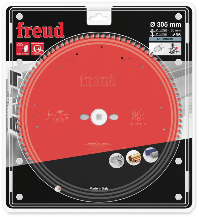 Lame scie circulaire aluminium D305 2,8/2 AL30 Z96 TP -5° - F03FS09829 FREUD