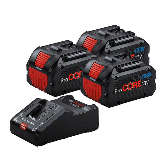 Pack power 18V ProCore (3x8,0 Ah) avec chargeur rapide GAL18V-160C - 0615990N2F BOSCH