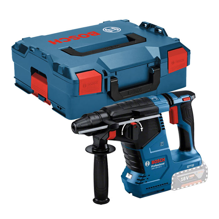 Perforateur 18V SDS-Plus 2.4 J solo  GBH 18V-24 C L-BOXX - BOSCH 0611923001
