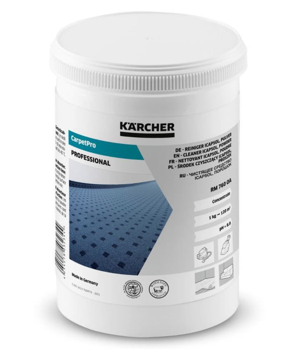 Nettoyant pour moquettes RM 760 CarpetPro en poudre, 0.8 kg  Karcher 6.295-849.0