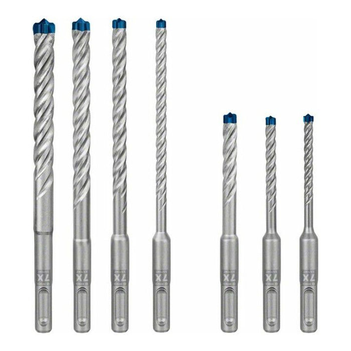 Foret pour perforateur Expert SDS plus-7X 5/6/6/8/8/10/12 mm 7 pces