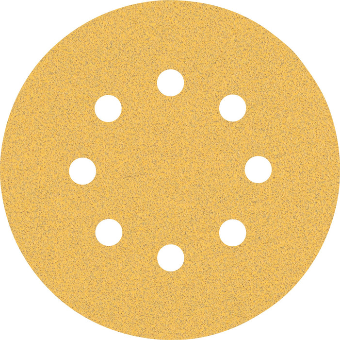 5 Feuilles abrasives Expert C470 pour ponceuses excentriques 125mm, 8 trous, G80 Bosch 2608900805