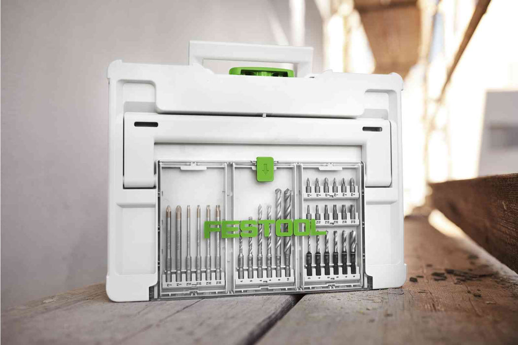 Festool Coffret de forets hélicoïdaux BKS SYS3 D3-10 CE/W - 577396 Festool