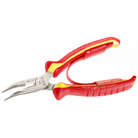 Pince demi-ronde 1000v 16cm 195.16ve - 195A.16VE Facom