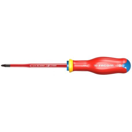 Tournevis Protwist PZ2x125 isolé 1000V-slim ATD2X125TVE Facom