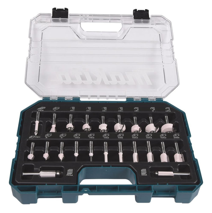 Coffret de22 fraises Ø 8 mm - D-74778 Makita