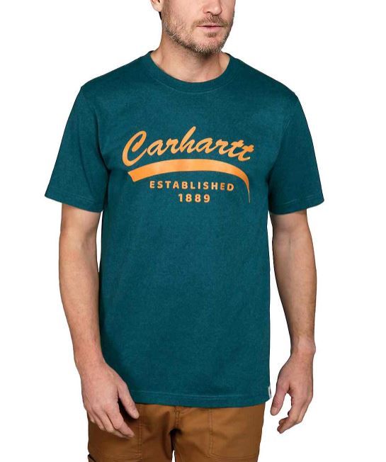 TSHIRT SS GRAPHIC coloris NIGHT BLUE - 105714 Carhartt