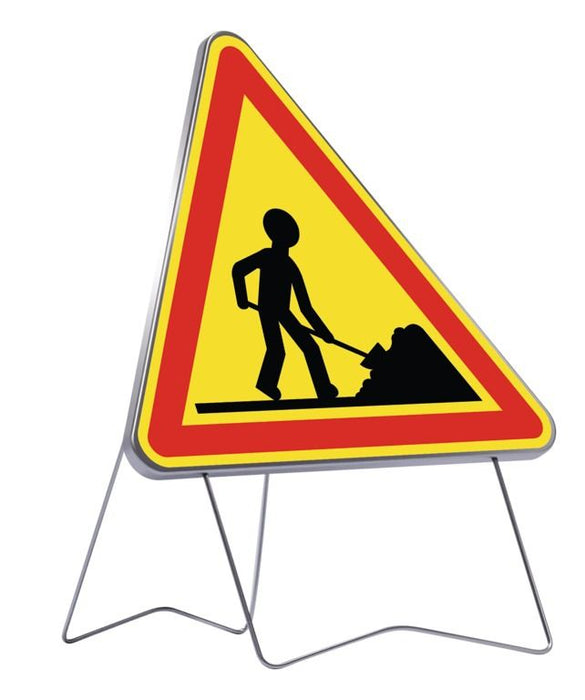 Panneau signalisation t1 travailleur ak5 1000 - 522004 Sofop