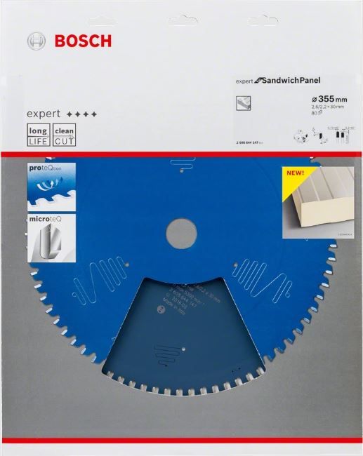 Lame de scie circulaire Expert pour panneaux sandwich Bosch 2608644147