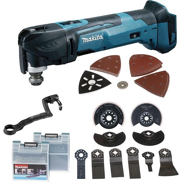 Découpeur-ponceur multifonctions 18 V Li-ion  (Produit seul + kit d'accessoires)Makita