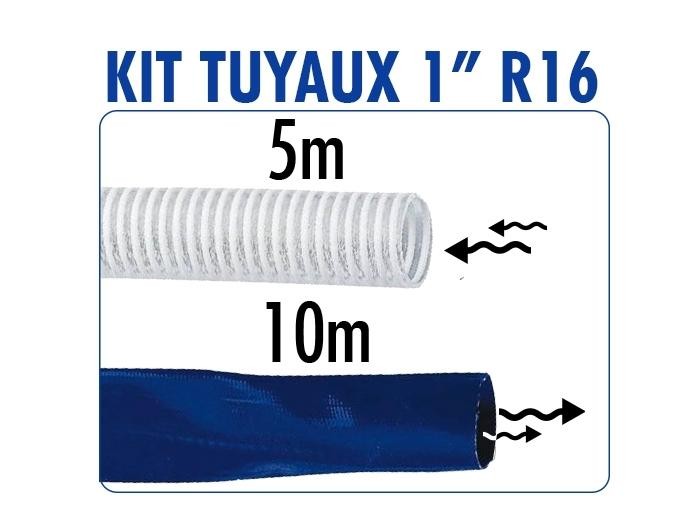 Kit tuyaux pour motopompes 1  SDMO R16