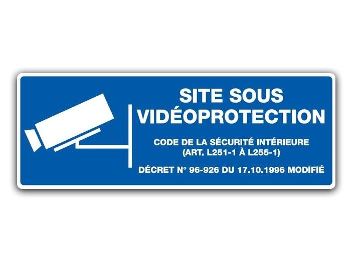 panneau site sous vidèoprotection