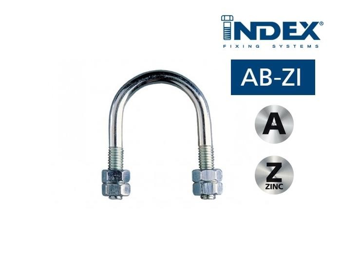 ETRIER ZINGUE  M8 3" POUR TUBE DIAM 93