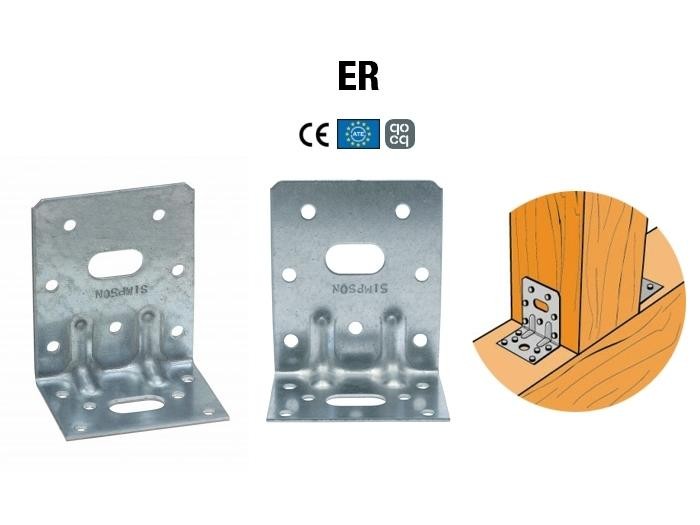 Équerre renforcée acier galva 75x150x50x2,5