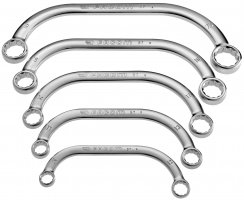 Jeu 5 cles polygonales mi-lune 57.je5 Facom
