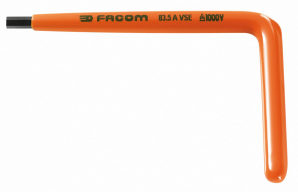 Cle male coudee isolee 6 mm 83.6avse Facom