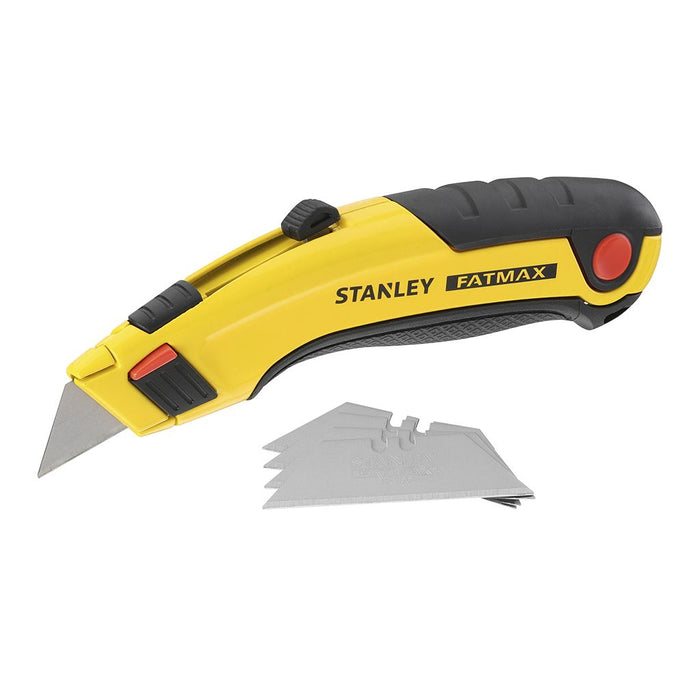 Couteau A Lame Retractable + 5 Lames Fatmax Stanley 0-10-778