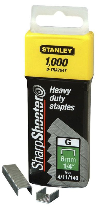Agrafes 14Mm Type G - Boite De 5000Pcs Stanley 1-TRA709-5T
