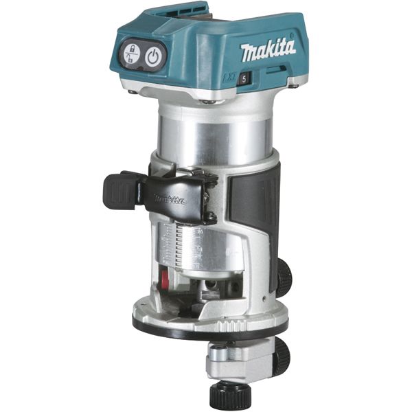 Affleureuse  a batterie 18V 8 mm (Produit seul + kit d'accessoires) DRT50ZJX3 MAKITA