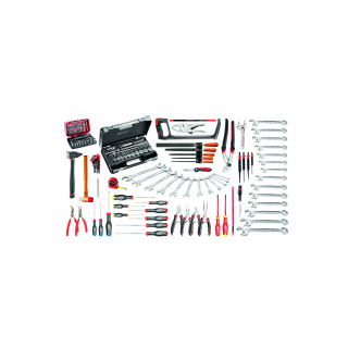 BT203.M120A Sélection maintenance industrielle 147 outils - boîte à outils bi-matière 3 tiroirs