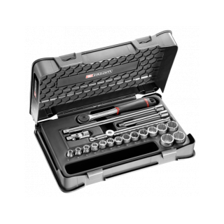 J.161-3P12 Coffret douilles 3/8" 12 pans métriques - 20 pièces - J.161B