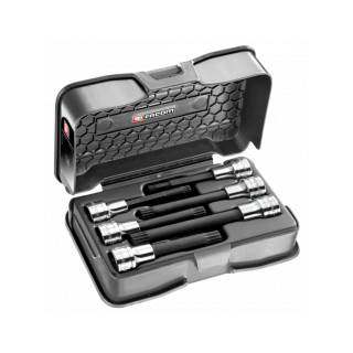 SV.LJ6B Coffret de douilles tournevis 1/2" longues et extra-longues XZN® - 6 pièces