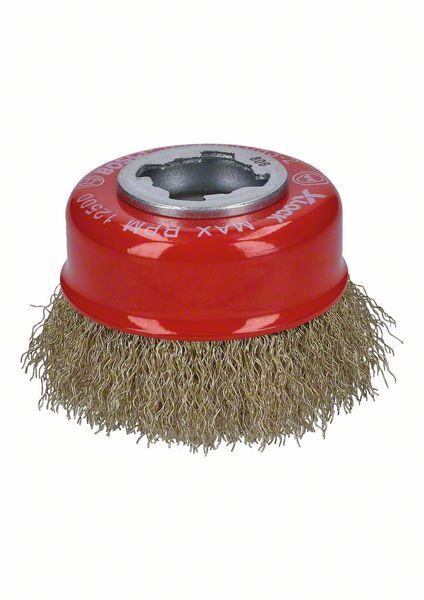 Brosse métallique  ø75 laiton 0,3mm X-lock Bosch 2608620730