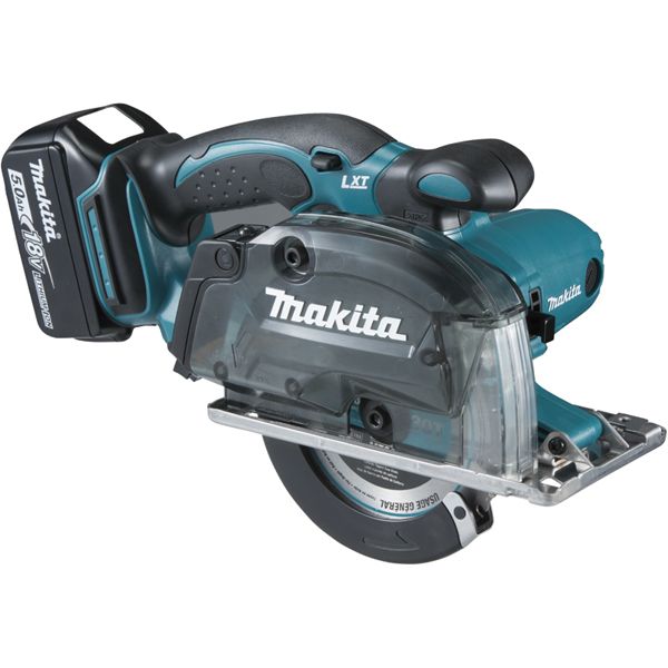 Scie circulaire à métaux 18 V Li-Ion 5 Ah Ø 136 mm Makita DCS552RTJ