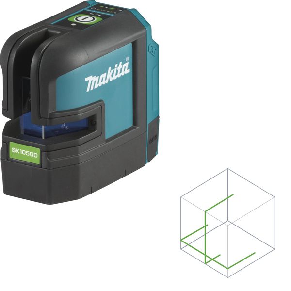 Laser croix 35 m 12 V CXT Li-Ion Makita SK105GDZ
