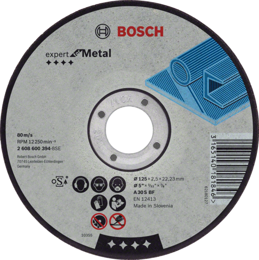 Disque 300 X 3,2 X 22,2 Acier Plat Bosch 2608600649